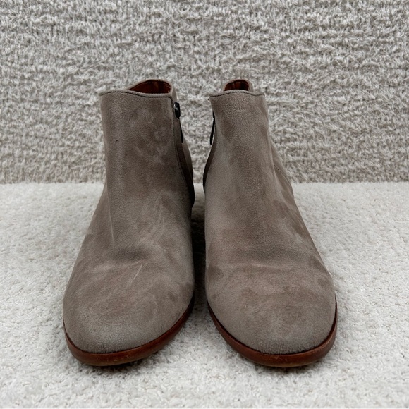 Sam Edelman Boots Womens 8.5M Gray Petty Ankle Suede Leather Comfort Chelsea - Picture 7 of 12